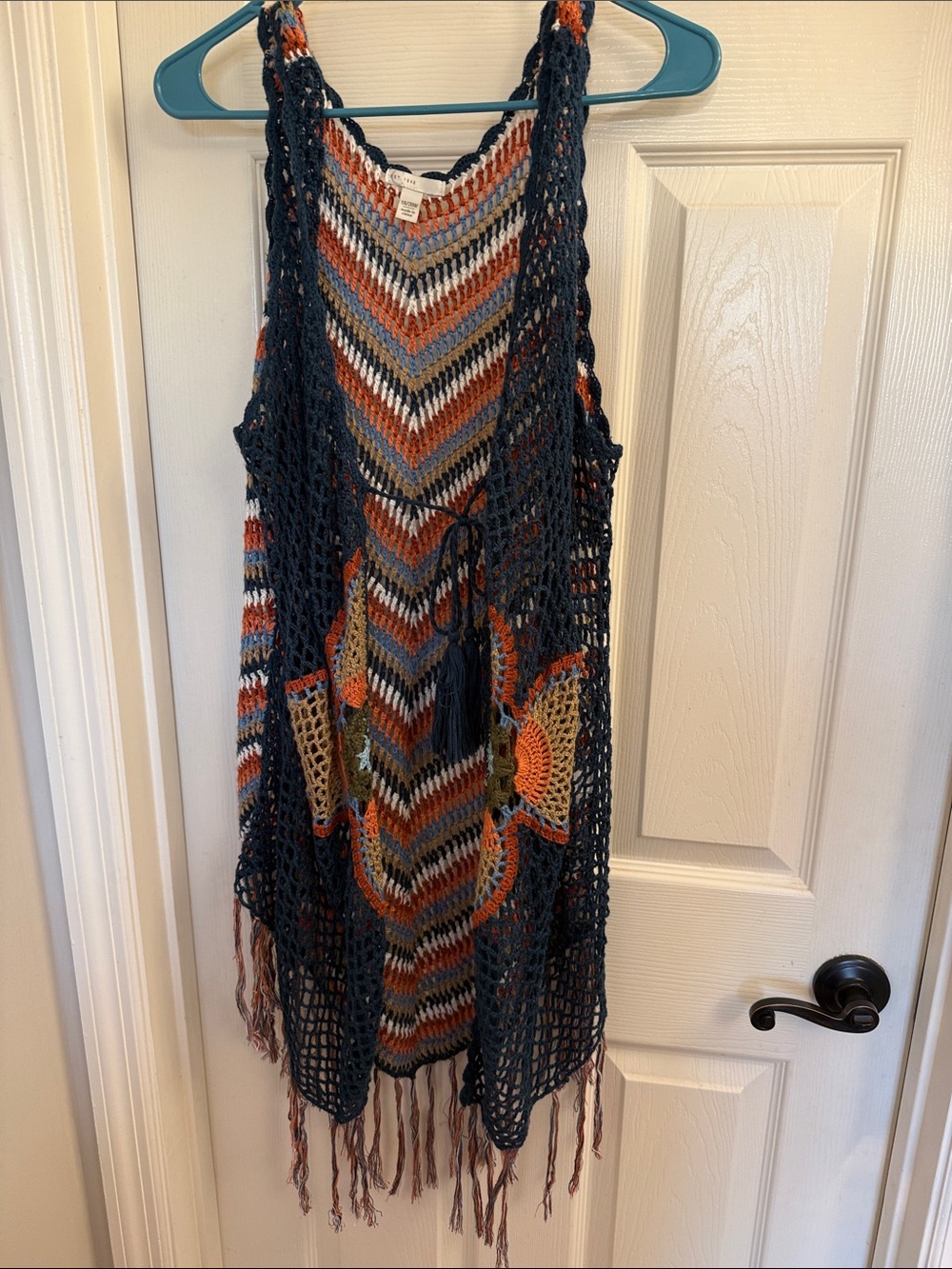 Crochet Vest with Tassels